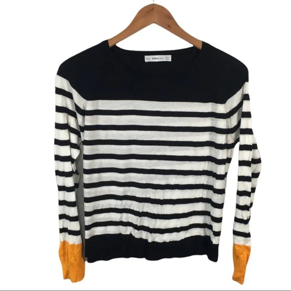 C9 Women’s Zara Knit Striped Trendy Crew Neck Sweater S - Picture 1 of 5